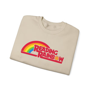 Reading Rainbow unisex Sweatshirt gift for book lover and teacher