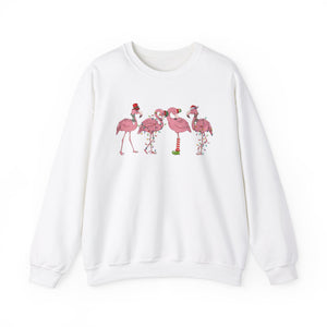 Christmas Flamingo unisex sweatShirt gift for Family