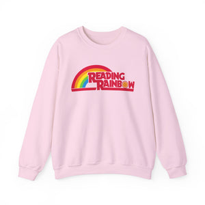 Reading Rainbow unisex Sweatshirt gift for book lover and teacher