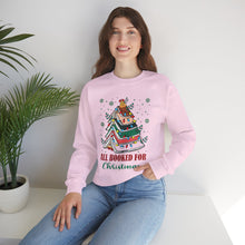 All Booked For Christmas Gift for Librarian | Bookworm Book Tree Sweater for Christmas