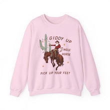 Giddy Up Jingle Horse Pick Up Your Feet Cowboy unisex Sweatshirt gift for Christmas