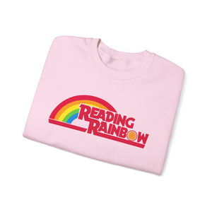 Reading Rainbow unisex Sweatshirt gift for book lover and teacher