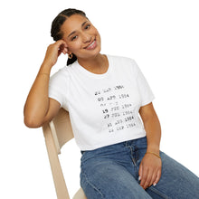 Library Card Due Date T-Shirt - Book Lover gift unisex t-shirt