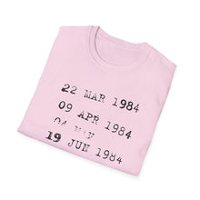 Library Card Due Date T-Shirt - Book Lover gift unisex t-shirt