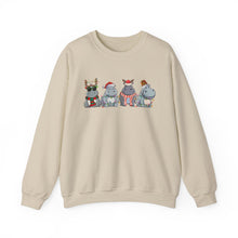 Hippopotamus retro design unisex Sweatshirt for Christmas