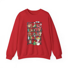 Christmas of booksshelf sweatShirt | Book lover gift shirt for teacher