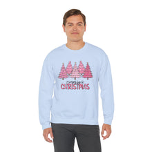 Christmas pink tree sweatshirt - holiday funny gift for family