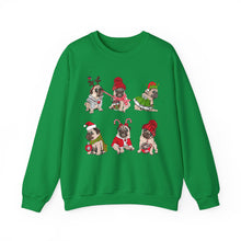 Christmas bull dog lover unisex sweatshirt gift