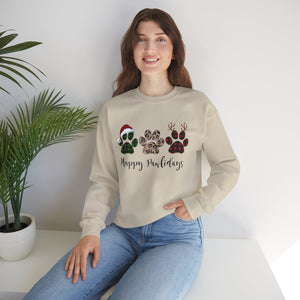 Dog paw sweatshirt funny gift for Christmas