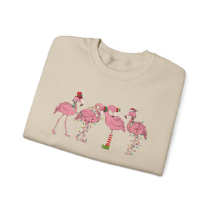 Christmas Flamingo unisex sweatShirt gift for Family