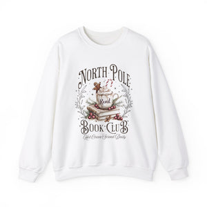 North Pole Book Club unisex Sweatshirt gift for Christmas