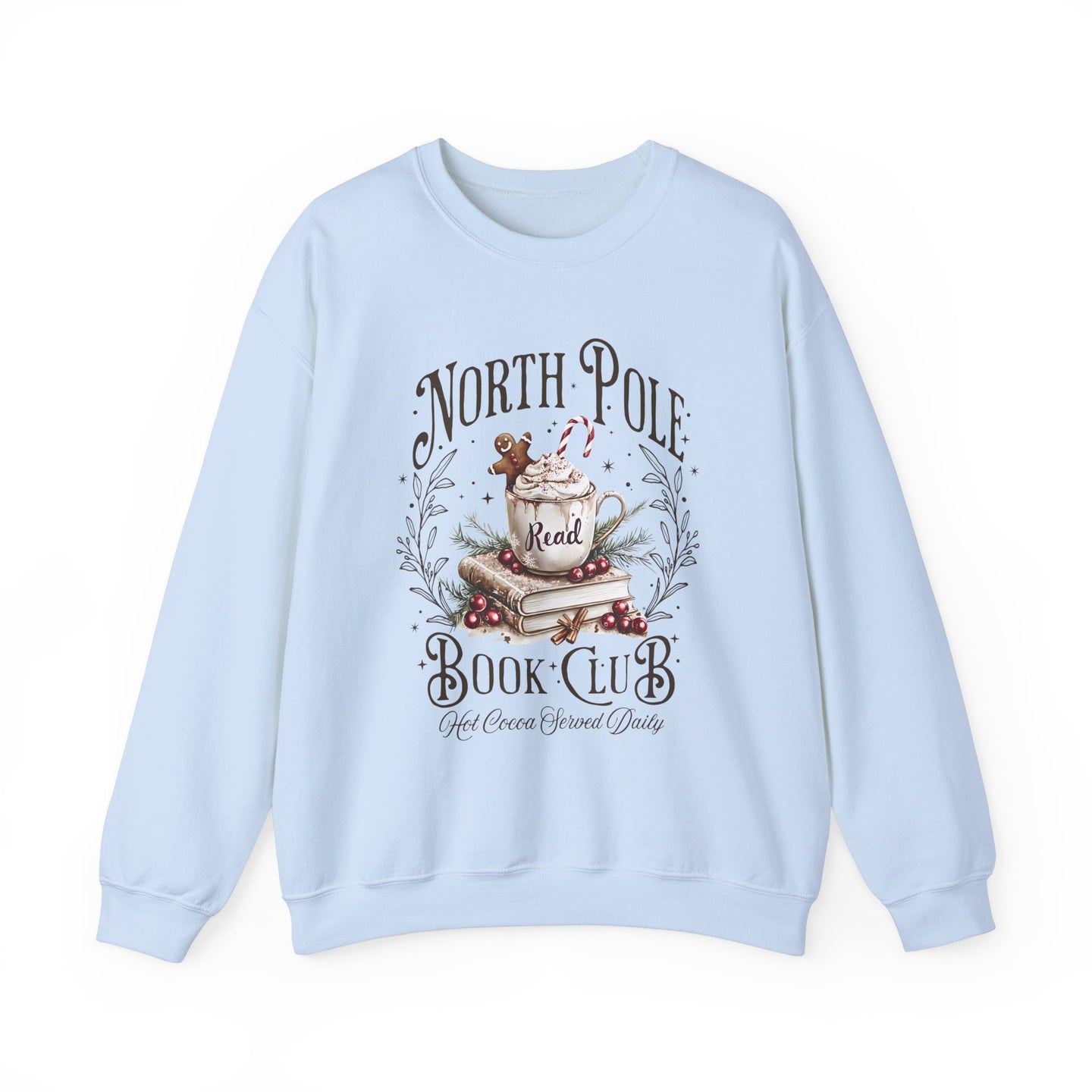 North Pole Book Club unisex Sweatshirt gift for Christmas