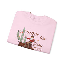 Giddy Up Jingle Horse Pick Up Your Feet Cowboy unisex Sweatshirt gift for Christmas