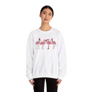 Christmas Flamingo unisex sweatShirt gift for Family