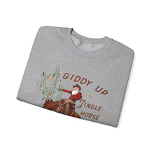 Giddy Up Jingle Horse Pick Up Your Feet Cowboy unisex Sweatshirt gift for Christmas