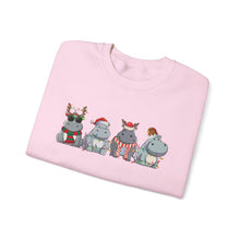 Hippopotamus retro design unisex Sweatshirt for Christmas